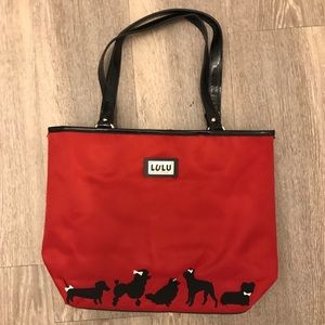 Lulu Guinness Purse Dog Print!
